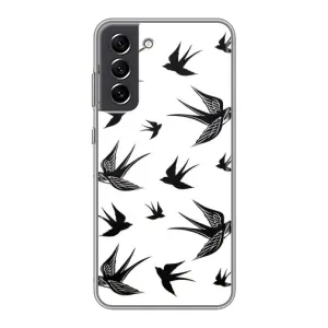 Чохол з пташками на Samsung Galaxy S21 FE (VPrint) (Ластівки)