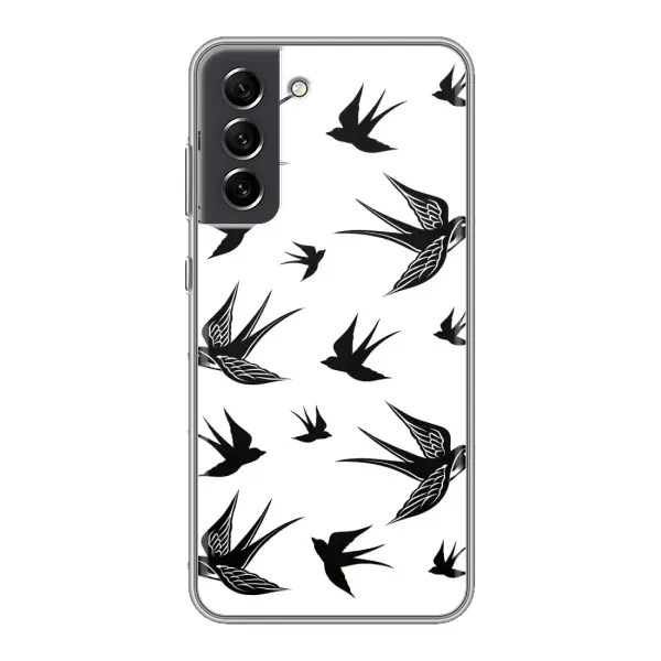 Чохол з принтом «Ластівки» для Samsung Galaxy S21 FE