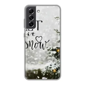 Новорічні, Святкові Чохли для Samsung Galaxy S21 FE - 2024 год (Let it snow)