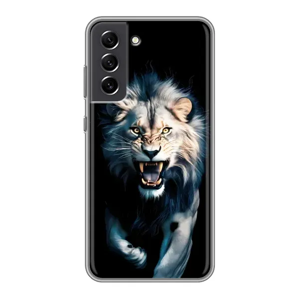 Чохол з принтом «Лев у темряві» для Samsung Galaxy S21 FE
