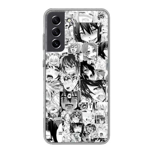 Чехол с принтом «Ahegao manga» для Samsung Galaxy S21 FE