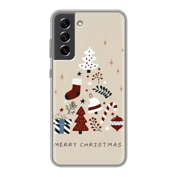 Чехол с принтом «Merry Christmas» для Samsung Galaxy S21 FE