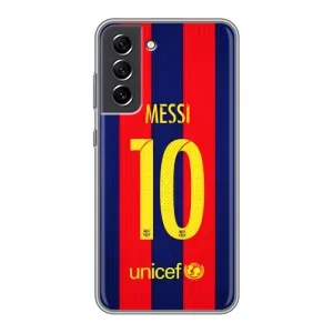 Чехлы Месси для Samsung Galaxy S21 FE (AlphaPrint) (Messi Barca 10)