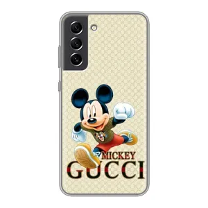 Чохол Disney Mouse Samsung Galaxy S21 FE (PREMIUMPrint) (Mikki Gucci)