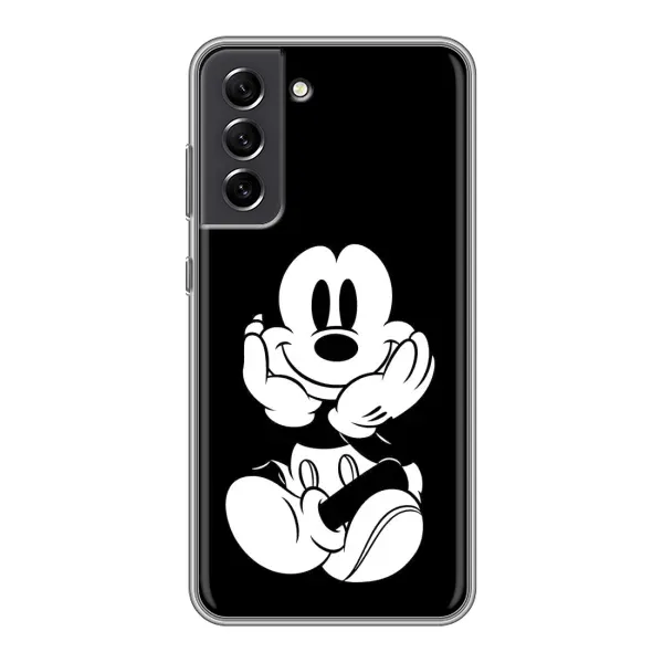 Чохол з принтом «Маус на чорному» для Samsung Galaxy S21 FE