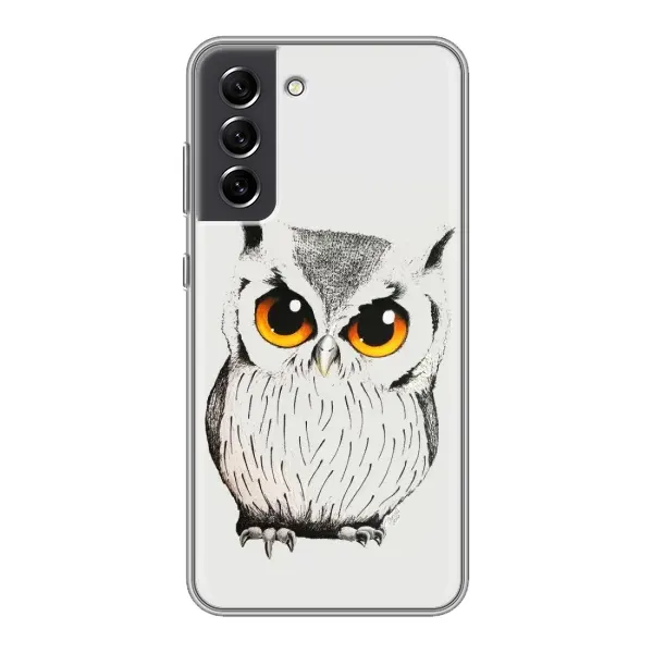Чохол з принтом «Мила Сова» для Samsung Galaxy S21 FE