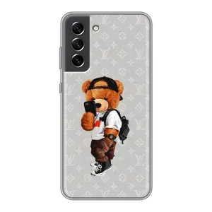 Бренднові Чохли для Samsung Galaxy S21 FE - (PREMIUMPrint) (Ведмедик Луі)