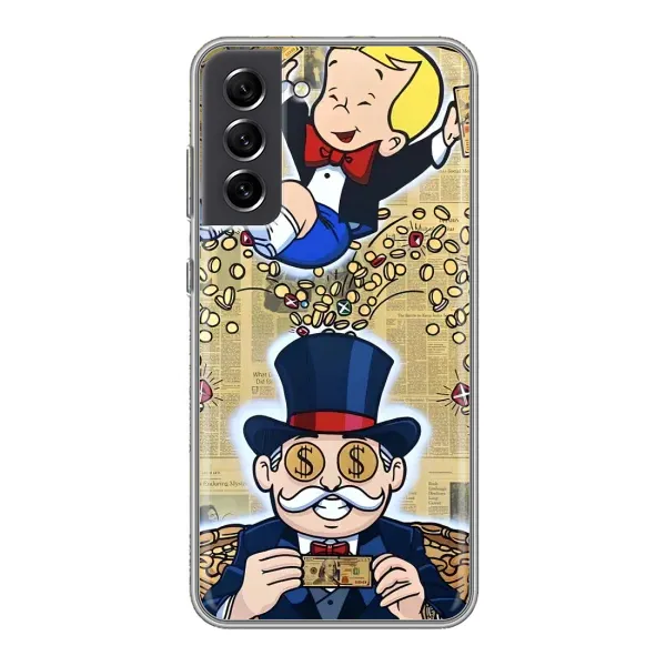 Чехол с принтом «Монополия Мен» для Samsung Galaxy S21 FE