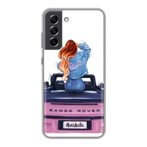 Чехол с печатью для Samsung Galaxy S21 FE - (Мода) (AlphaPrint) (На машине)