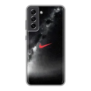 Чохол для Samsung Galaxy S21 FE - з принтом Найк (AlphaPrint) (Найк червоний)