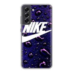 Чохол для Samsung Galaxy S21 FE - з принтом Найк (AlphaPrint) (Найк принт)