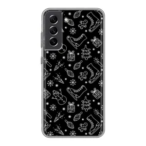 Новорічні, Святкові Чохли для Samsung Galaxy S21 FE - 2024 год (Новорічний фон)