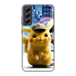 Чехол с Пикачу на Samsung Galaxy S21 FE (Пикачу в городе)