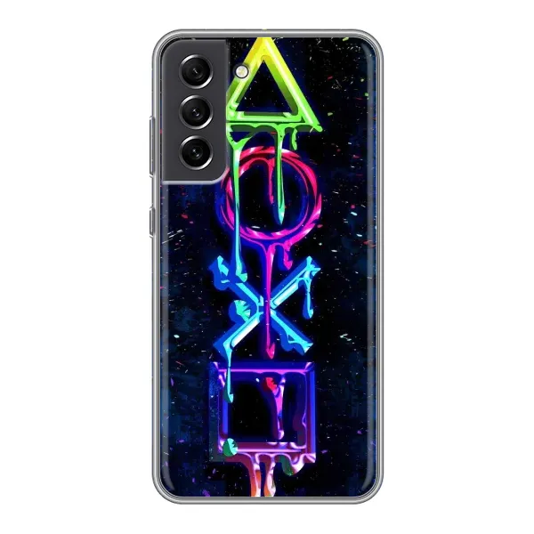 Чохол з принтом «Pleystation лого» для Samsung Galaxy S21 FE