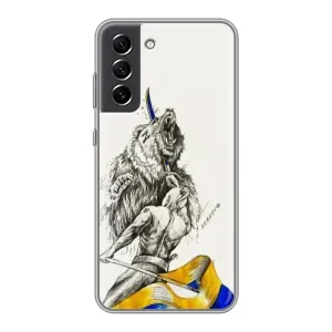 Чехлы Доброго вечора, ми за України для Самсунг С21 ФЕ (AlphaPrint) (Победа)