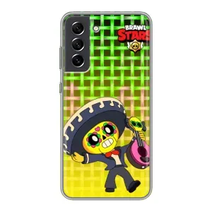 Чехлы Brawl Stars для Samsung Galaxy S21 FE (AlphaPrint) (Поко в самбреро)