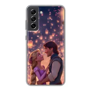 Чохол Рапунцель для Samsung Galaxy S21 FE (Принцеса та принц)