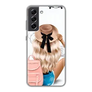 Чехол с печатью для Samsung Galaxy S21 FE - (Мода) (AlphaPrint) (Путешествие)