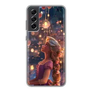 Чохол Рапунцель для Samsung Galaxy S21 FE (Рапунцель ліхтарики)