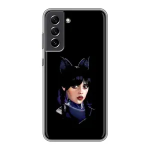 Чохли Венсдей на Samsung Galaxy S21 FE Уенсдей (AlphaPrint) (серйозна Венздей)