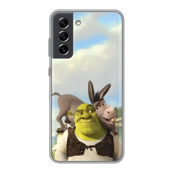 Чехол с принтом «Шрек и Осел» для Samsung Galaxy S21 FE Чехол с принтом «Шрек и Осел» для Samsung Galaxy S21 FE