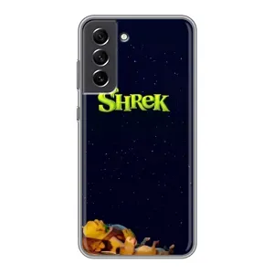 Чохол з мультфільмом Шрек на Samsung Galaxy S21 FE (Відпочиваючий Шрек)