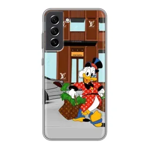 Чехли для Samsung Galaxy S21 FE - Скрудж МакДак Louis Vuitton (PREMIUMPrint) (Скрудж ЛВ)