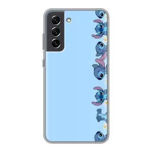 Чохол з принтом Стіч на Samsung Galaxy S21 FE (Стіч фон)