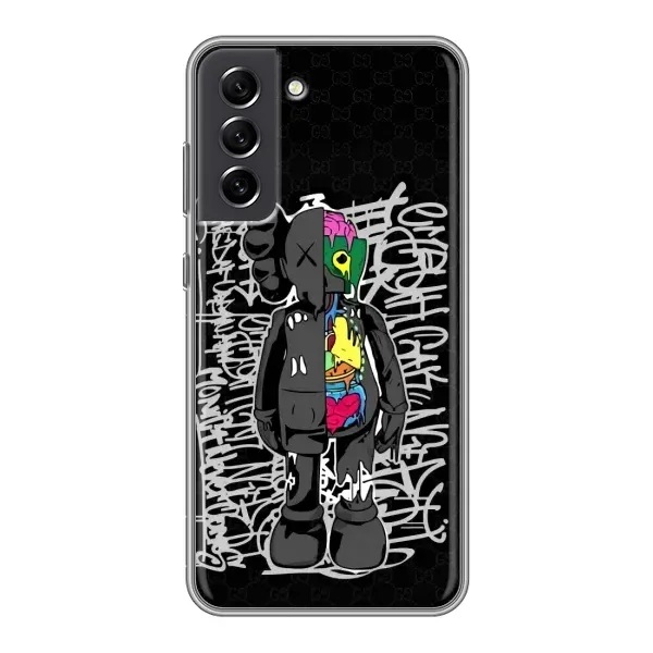 Чехол с принтом «Стиль Bearbrick» для Samsung Galaxy S21 FE