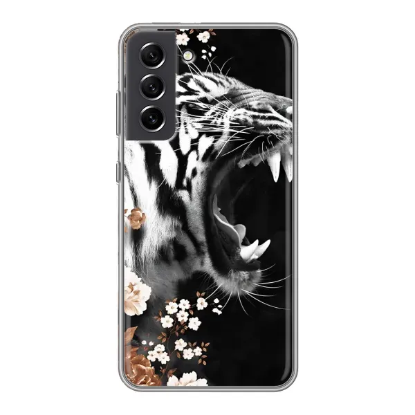 Чохол з принтом «Стильний ТИГР» для Samsung Galaxy S21 FE