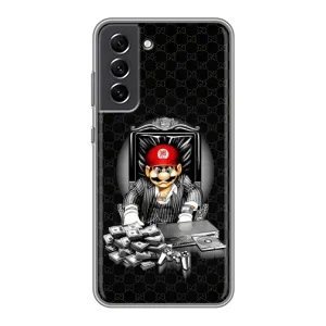 Чохли з крутими принтами для Samsung Galaxy S21 FE - (PREMIUMPrint) (Супер Маріо)