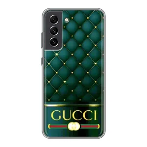 Чохли GUCCI для Самсунг Гелексі С21 ФЕ (AlphaPrint) (Текстура Гуччі)