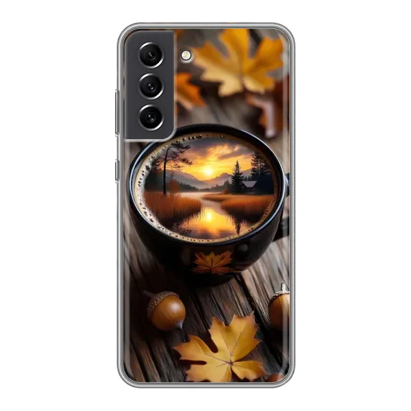 Чохол з принтом «Темна кава» для Samsung Galaxy S21 FE Чохол з принтом «Темна кава» для Samsung Galaxy S21 FE
