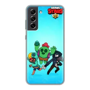 Чехлы Brawl Stars для Samsung Galaxy S21 FE (AlphaPrint) (Тріо героїв)