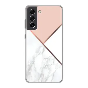 Мраморний чехол на Samsung Galaxy S21 FE (VPrint) (Тройний мрамор)