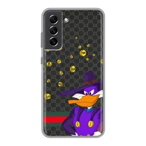 Бренднові Чохли для Samsung Galaxy S21 FE - (PREMIUMPrint) (Утка Гуччі)