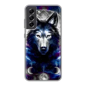 Защитные чехлы для Самсунг С21 ФЕ (AlphaPrint) (ХИТ продаж) ВОЛК (Волк)