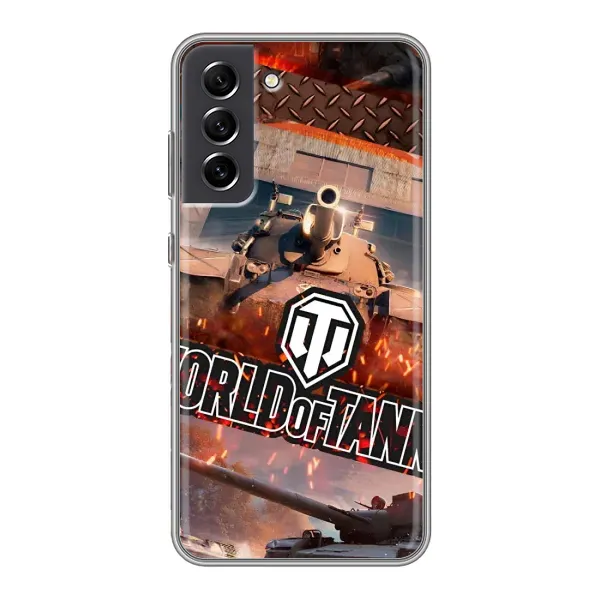 Чохол з принтом «World of Tanks» для Samsung Galaxy S21 FE