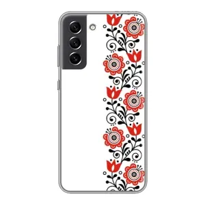 Чехол для Патриота Украины Samsung Galaxy S21 FE - (AlphaPrint) (Яркая вишиванка)