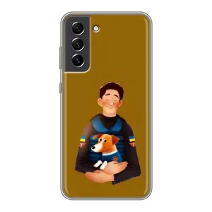 Чехлы с картинкой собаки Патрон для Samsung Galaxy S21 FE (AlphaPrint) (ЗСУ Патрон)