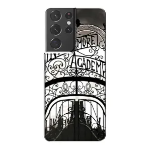 Чохол з дизайном Венздей 2 на Samsung Galaxy S21 Plus (Ворота Академії Невермор)