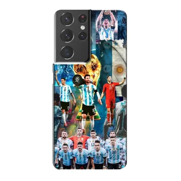 Чехол с принтом «Аргентина Месси» для Samsung Galaxy S21 Plus