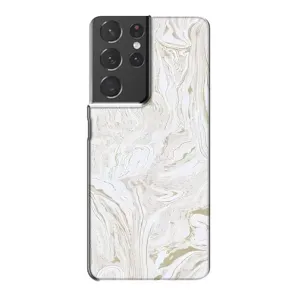 Мраморний чехол на Samsung Galaxy S21 Plus (VPrint) (Білий мрамор)