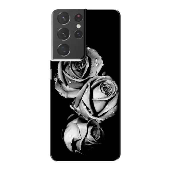 Чехол с принтом «Черная роза» для Samsung Galaxy S21 Plus