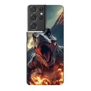 Чехол с принтом «Огненный динозавр» для Samsung Galaxy S21 Plus