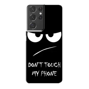 Чохол для Самсунг Галаксі S21 Plus - (AlphaPrint) з принтом (ТОП продажів) (Dont Touch)