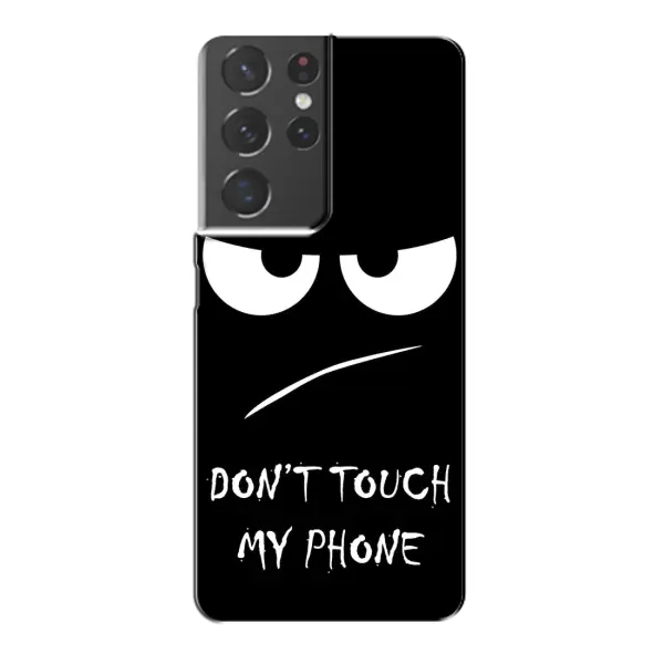 Чохол з принтом «Dont Touch» для Samsung Galaxy S21 Plus