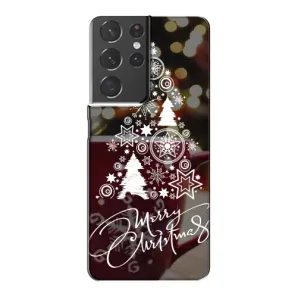 Різдвяні Чохли для Samsung Galaxy S21 Plus (VPrint) (Ялинка яскрава)