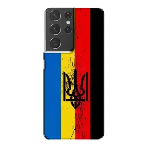 Украинские Чехлы для Samsung Galaxy S21 Plus с картинкой УПА (AlphaPrint) (Прапор УПА)