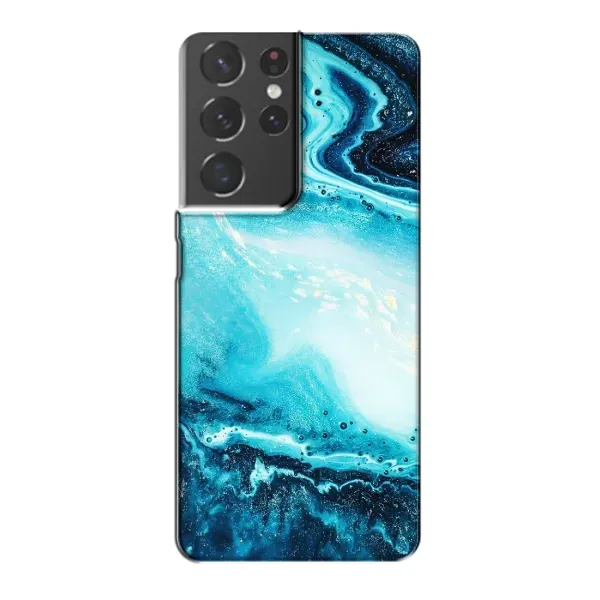 Чохол з принтом «Блакитний мрамор» для Samsung Galaxy S21 Plus Чохол з принтом «Блакитний мрамор» для Samsung Galaxy S21 Plus